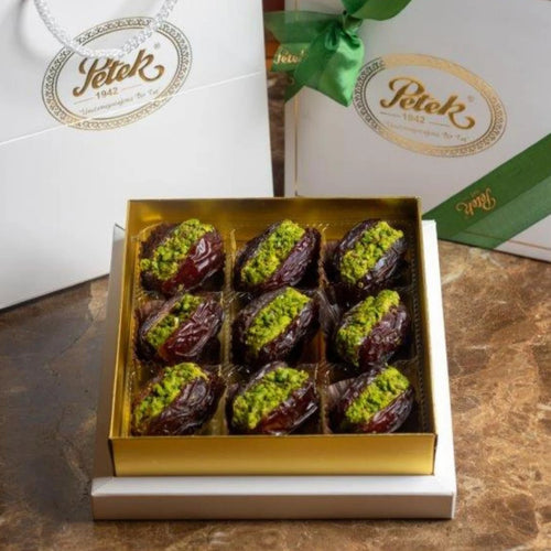 Premium Dates Stuffed with Pistachio and Kadayif